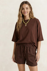 Cocoa Oversized Tee