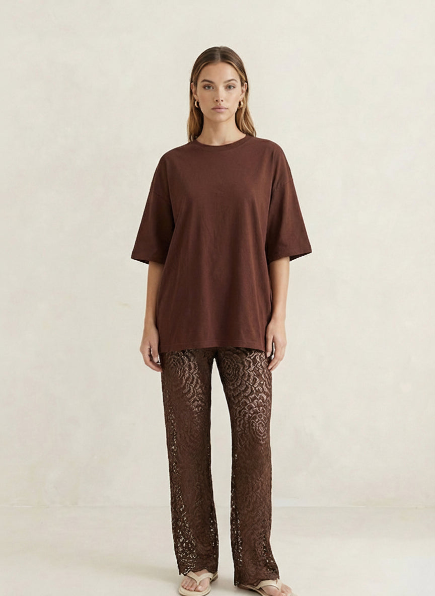 Cocoa Oversized Tee