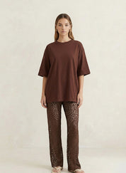 Cocoa Oversized Tee