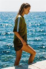 Venti Oversized Tee in Olive